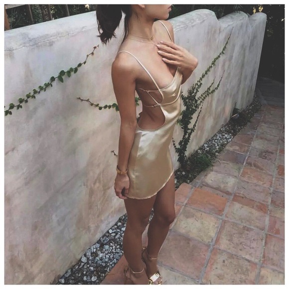 ❥RESERVED FOR❥ MICHELLE!!:) -- glossy nude slip - Picture 4 of 6